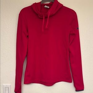 Nike Women's hot pink/ fuchsia. Dri-fitHoodie Top